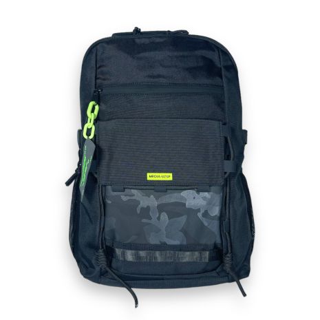 Рюкзак міський Juxianzi, 20 л, два відділення, фронтальні кишені, бічні кишені, розмір 45*30*15см, чорний