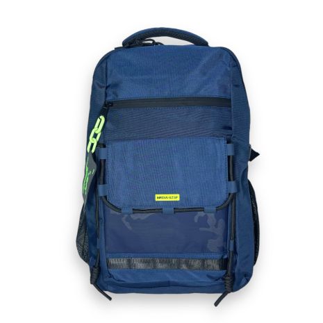 Рюкзак міський Juxianzi, 20 л, два відділення, фронтальні кишені, бічні кишені, розмір 45*30*15см, синій