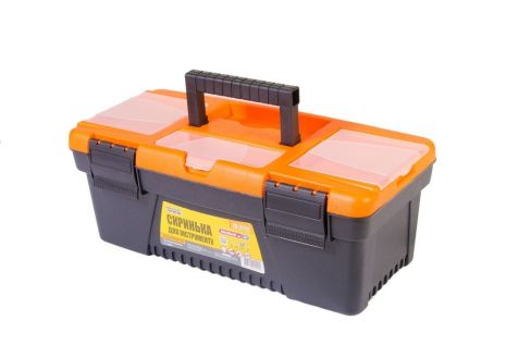 Ящик для инструментов с пластиковыми замками органайзеры 13" 330х160х127 мм MASTERTOOL 79-2713