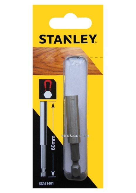 Магнитный держатель для отверточных насадок 60 мм. Stanley STA61401-XJ