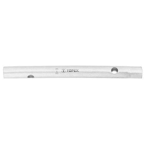 Ключ торцевой двухсторонний 8 x 9 мм, шестигранное сечение с отверстиями Topex 35D931