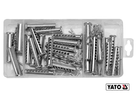 Набор шплинтов и штифтов 8-13 мм 30-64 мм 56 шт Yato YT-06874