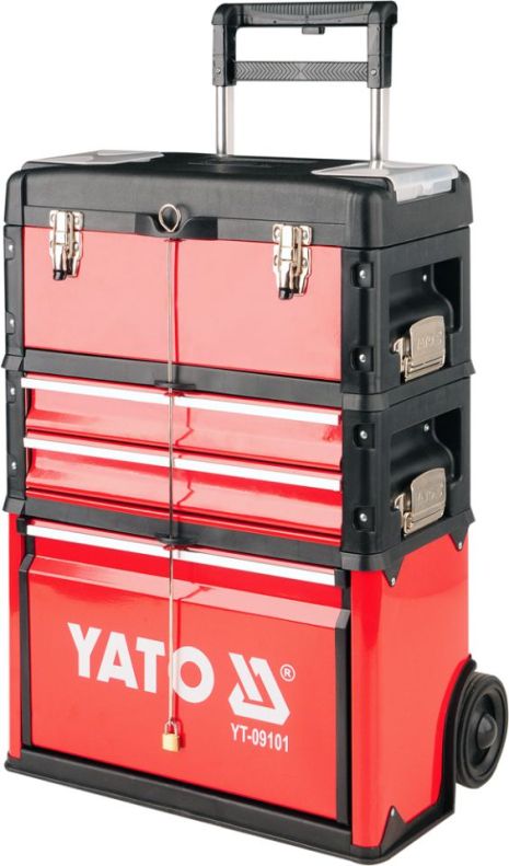 Передвижная тумба с выдвижными ящиками для хранения инструмента Yato YT-09101
