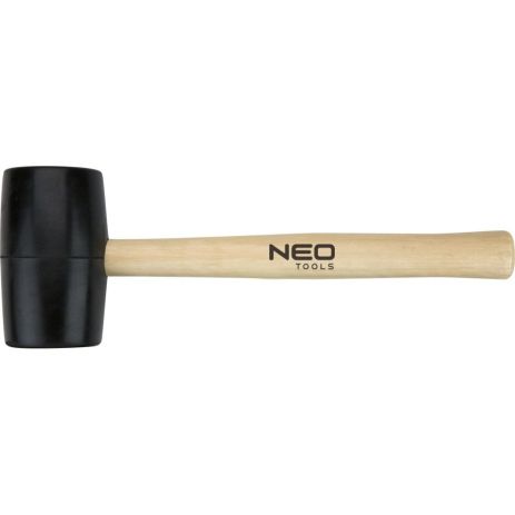Киянка резиновая 72 мм, 900 г, деревянная ручка NEO 25-064