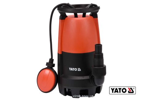 Насос для грязной воды 900 Вт 18 л/ч 8.9 м YaTo YT-85333