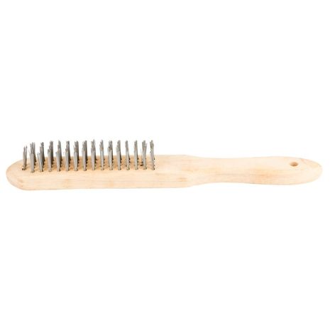 Щетка проволочная, деревянная рукоятка Top Tools 14A604