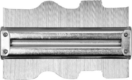 Шаблон для переноса сложных профилей : 150 х 46 мм, стальные иглы Yato YT-70870