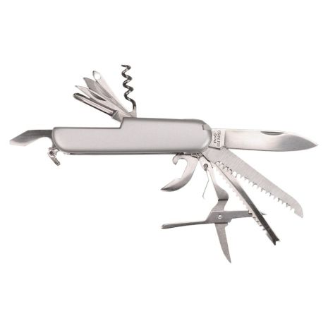 Нож перочинный 11 лезвий, стальные накладки, нержавеющая сталь Topex 98Z116