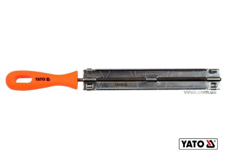 Направляющая с напильником для заточки цепей Ø4 x 250 мм Yato YT-85030