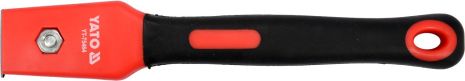 Цикля-скребок с полипропиленовым корпусом и резиновой ручкой лезвие - 30 мм 200 мм Yato YT-75464
