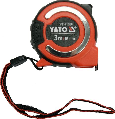 Строительная измерительная рулетка 3 м Yato YT-71060