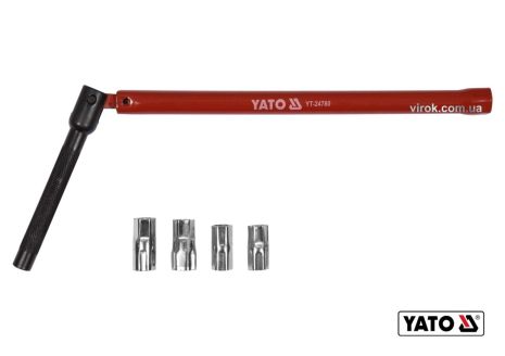 Ключ для установки фитингов шарнирный HEX 13 мм 8-12 мм со стали Yato YT-24780