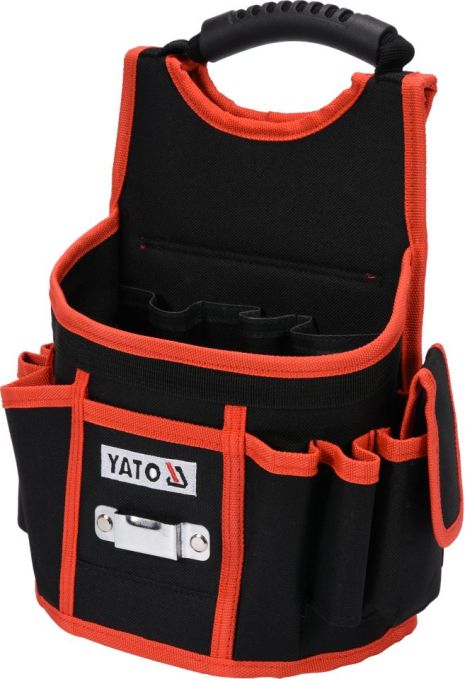 Сумка для инструментов и гвоздей с 4 открытыми и 4 прошитыми карманами Yato YT-74172