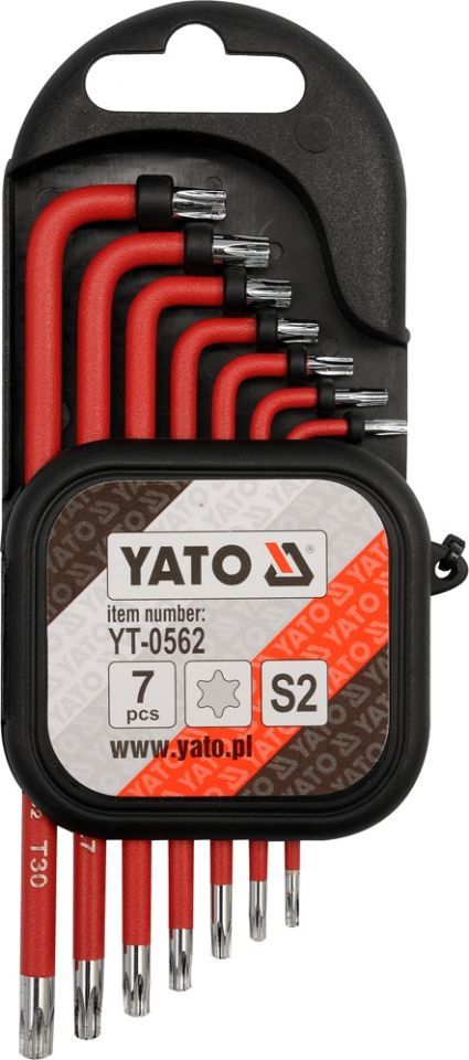 Набор ключей Torx T9-T30 7 шт. Yato YT-0562