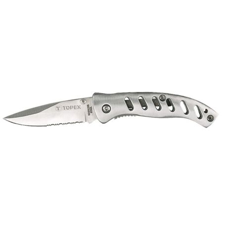 Нож универсальный, лезвие 80 мм, складной Topex 98Z105