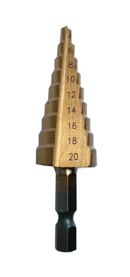 Сверло ступенчатое по металлу 4-20 мм Step Drill ZWEI Z4-20