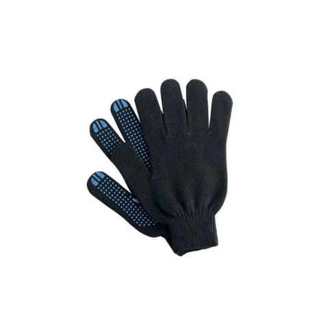 Перчатки трикотажные с точечным ПВХ покрытием р10 Универсал (черные) SIGMA 9442651