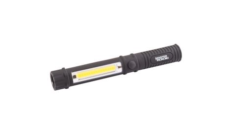 Ліхтарик магнітний 168х24 мм LED+COB LED 3xAAA ABS MASTERTOOL 94-0806