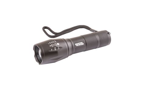 Ліхтарик з фокусуванням 5 режимів 130х38х28 мм CREE XM-L T6 LED 3xAAA/1x18650 AL MASTERTOOL 94-0819