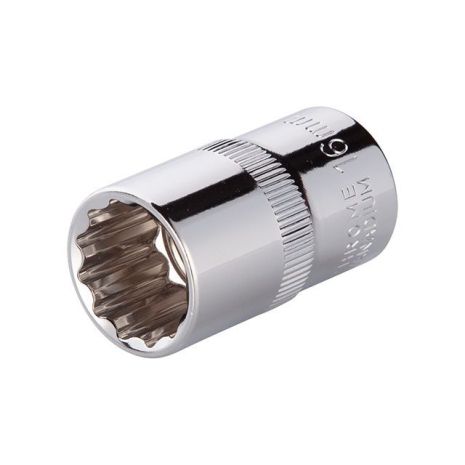 Головка дванадцятигранна, 1/2", 16 мм INTERTOOL ET-0216