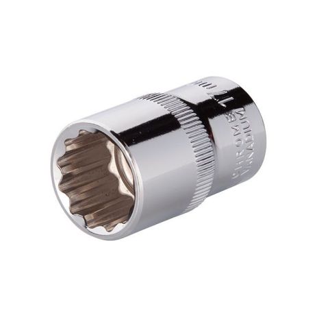 Головка дванадцятигранна, 1/2", 17 мм INTERTOOL ET-0217