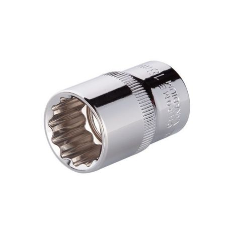 Головка дванадцятигранна, 1/2", 18 мм INTERTOOL ET-0218