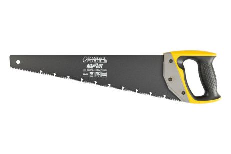 Ножівка столярна BLACK ALLIGATOR 450 мм 9TPI MAX CUT загартований зуб 3D заточування тефлонове покриття MASTERTOOL 14-2445