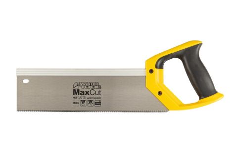 Ножовка пасовочная 12TPI MAX CUT 300 мм закаленный зуб 3-D заточка полированная MASTERTOOL 14-2703