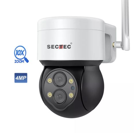 Уличная IP камера 4МП WiFi Sectec СТ-425-4М-10Х Outdoor WiFi PTZ 1920×1080 уличная поворотная