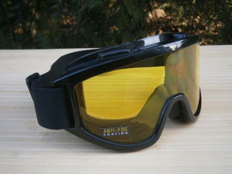 Захисні окуляри маска Wind-Shield Anti-Fog Global Vision yellow