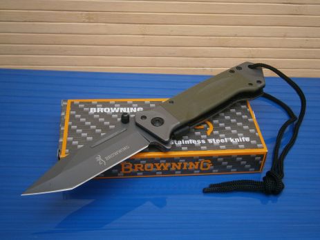 Ніж складаний Browning АК 713 US Tanto оливковий 22 см