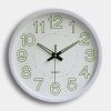Фосфорний настінний годинник Світиться (30 см) Timelike™ Ph-01-S білий