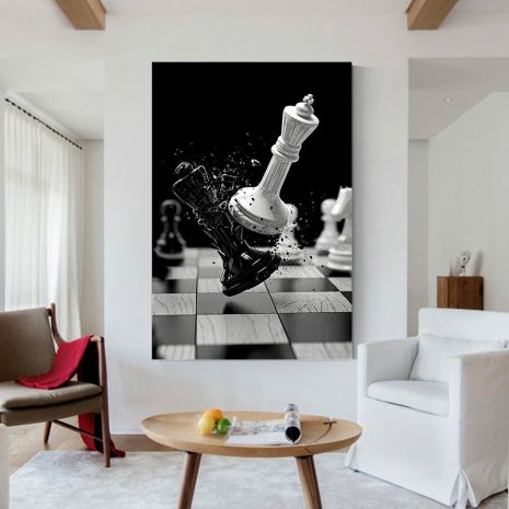 Картина на полотні "Шахмати" друк 40х60см