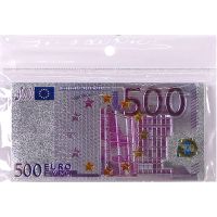 Подарочный Магнит банкнота 500 евро Серебро