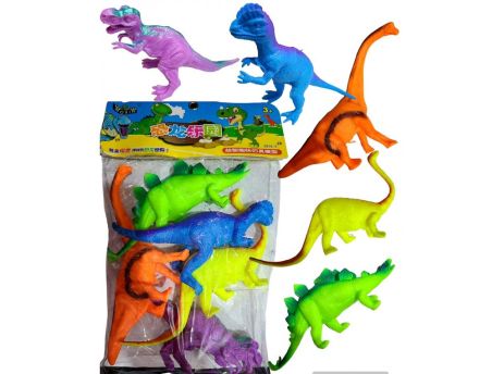 Набір гумові рептилій великий Динозаври