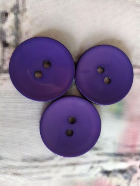 Гудзики фіолетові Діаметр 3,8 см