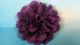 Цветок тканевый брошь Фиолетовый, диаметр 15 см
