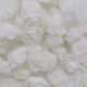 Розы из фоамирана 3,5 см белые с фатином
