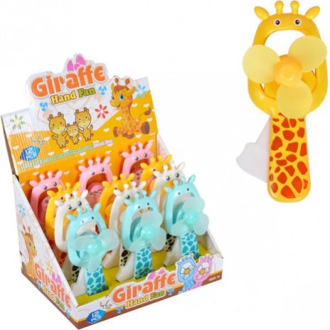 Ручний дитячий вентилятор жирафік
