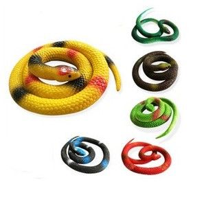 Змея ужик 70 см резиновая, цвета в ассортименте
