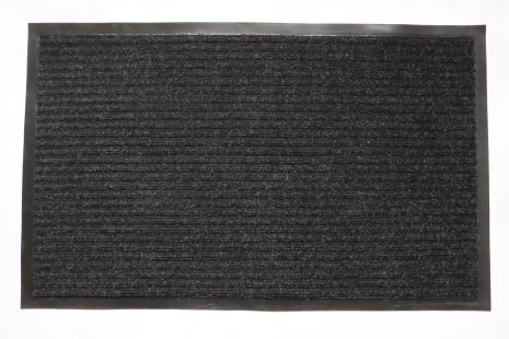 Килимок вхідний рубчик 80x120 см чорний
