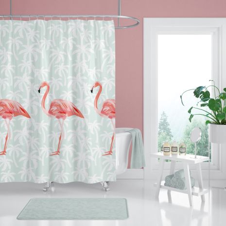 Штора для ванної Flamingos Tropic 180x200 cм