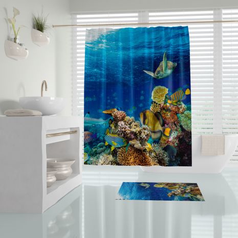 Штора для ванної Aquarium Tropichome 180x200 cм