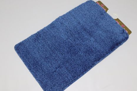 Набор ковриков в ванную и туалет Vonaldi 100*60 см и 50*60 см Коричневый Синий