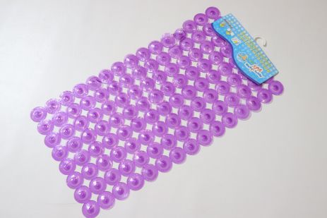 Силіконовий килимок у ванну СS- PRO 70*37 см, Фіолетовий