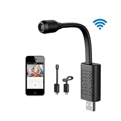 Мини wifi камера USB с гибкой ножкой Jianshu U21wifi, 2 Мп, Full HD 1080P