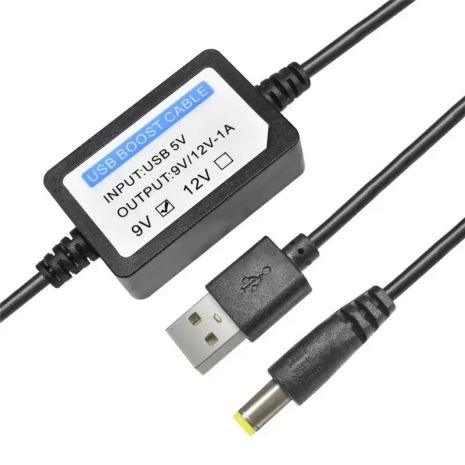 Потужний підвищуючий USB перетворювач напруги DC 5 до 9 вольт, 1 Ампер Nectronix UBC-9