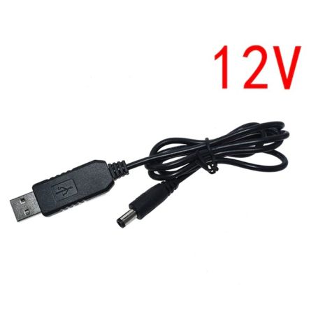 Перетворювач напруги DC 5 в 12 вольт, що підвищує USB, 0.75 Ампер, штекер 5.5x2.1мм