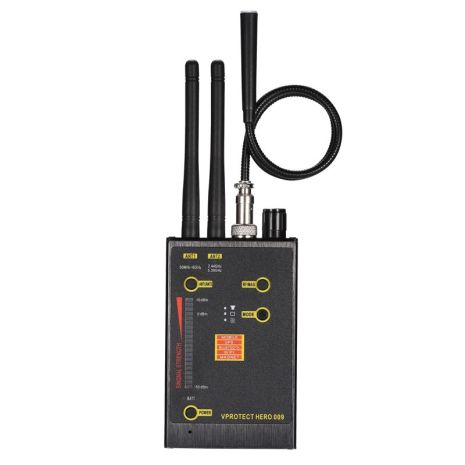 Професійний детектор жучків, прослуховування, бездротових камер, GPS трекерів - антижучок HERO 009