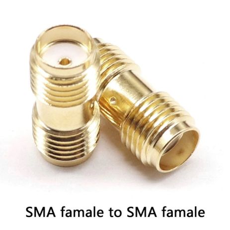 SMA перехідник з SMA female на SMA female без штирьків з 2-х сторін